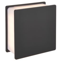 LAP Alba Outdoor LED Wall Light Black 12W 700lm