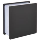 LAP Alba Outdoor LED Wall Light Black 12W 700lm