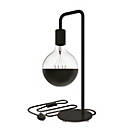 Calex  LED Table Lamp with Mirror Black G125 Bulb Black 4W 200lm