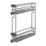 Essentials Anthracite  Pull-Out Storage 150mm
