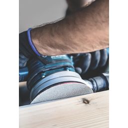 Bosch Expert M480 80 / 120 / 180 Grit Mesh Wood Sanding Net Starter Kit 150mm 7 Pack