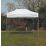 Mini Marquees  6' 6" x 10' (Nominal) Hip Fabric Gazebo White