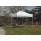 Mini Marquees  6' 6" x 10' (Nominal) Hip Fabric Gazebo White