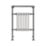 Flomasta 952mm x 659mm 1698BTU White / Chrome Steel Traditional Towel Radiator