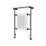 Flomasta Vienne 3-Column Steel Towel Radiator 952mm x 659mm White / Chrome 1698BTU