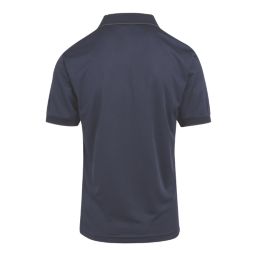 Regatta Navigate Short Sleeve Polo Shirt Navy/Seal Grey X Large 43.5" Chest