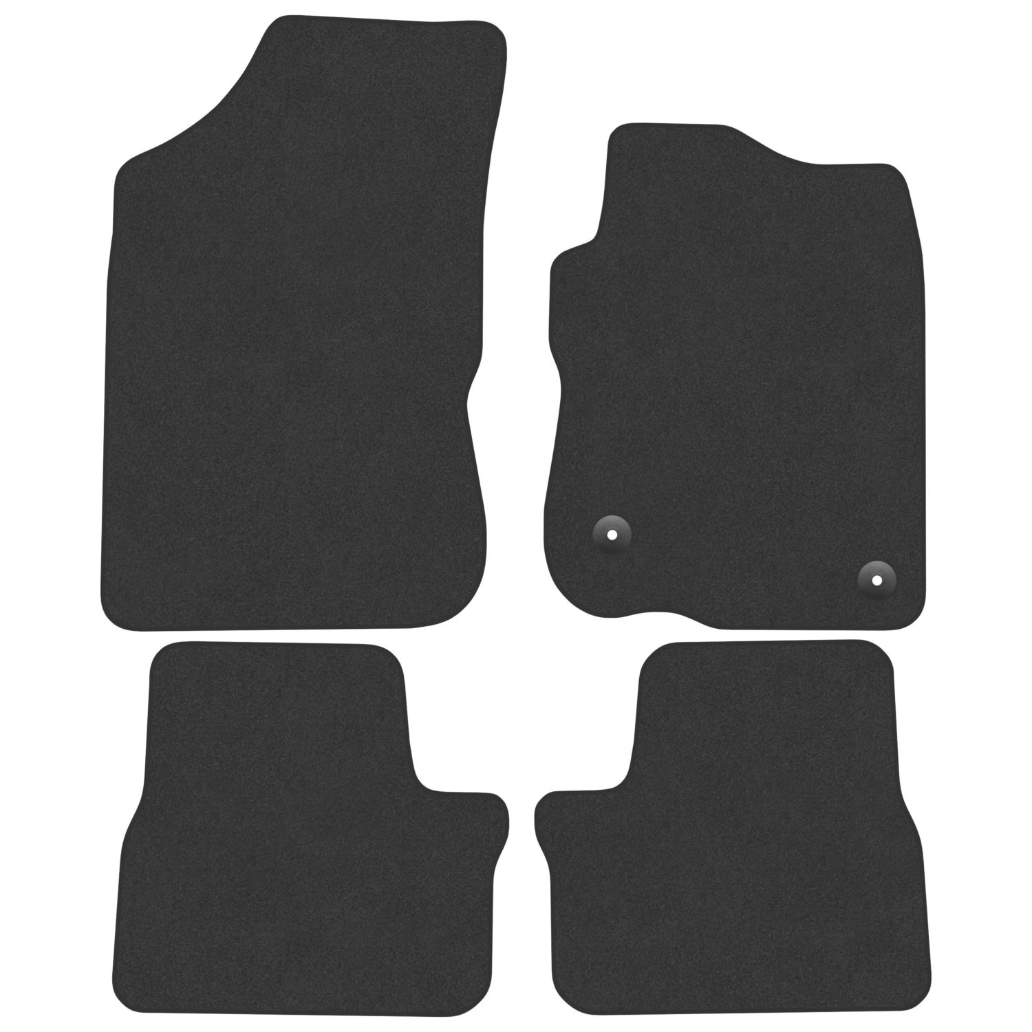 Car Mat Co. Peugeot 208 2012 - 2020 Carpet & Rubber Car Mats 4 Piece Set (179VV)