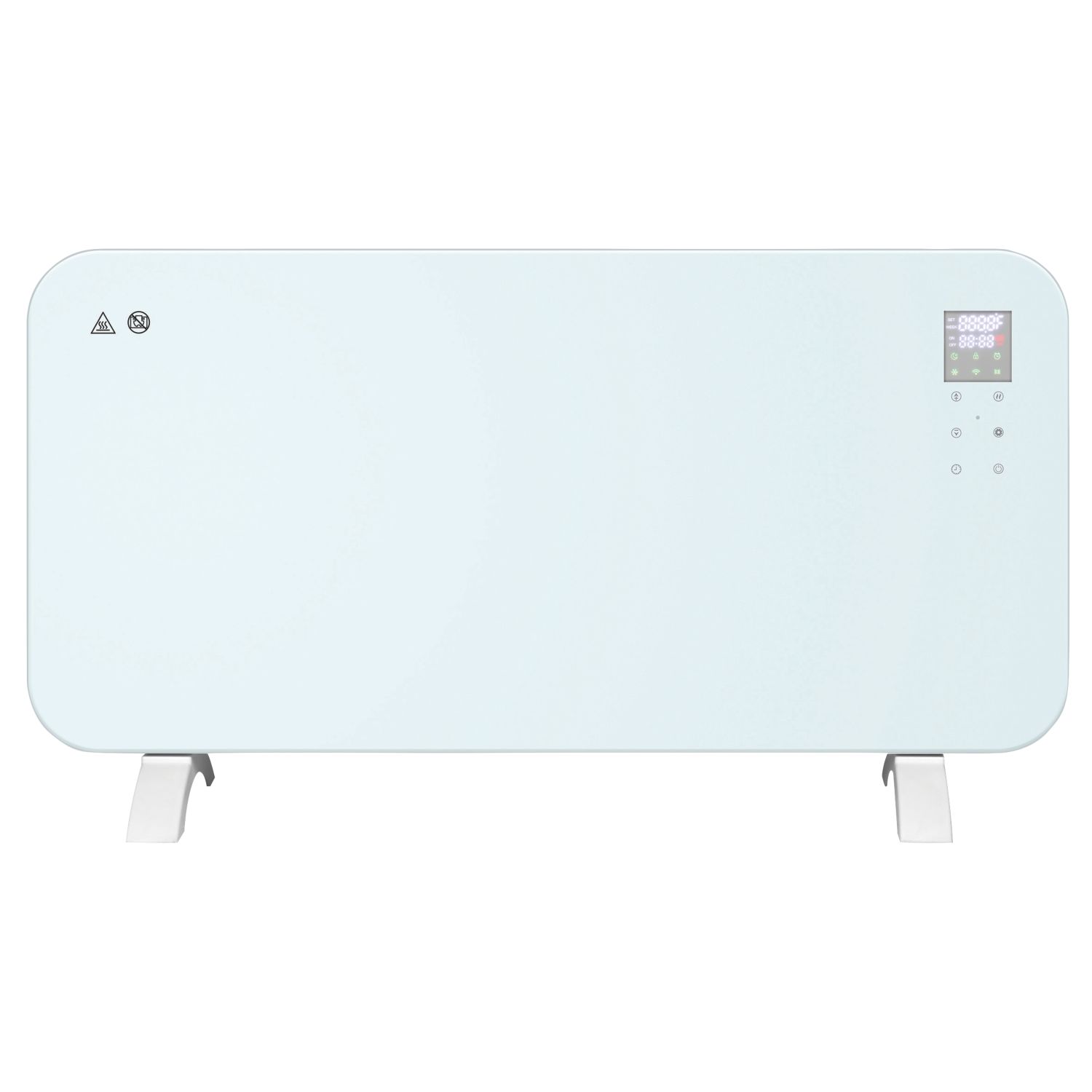 TCP 2kW Electric Portable or Wall-Mounted Glass Panel Heater White (179XG)