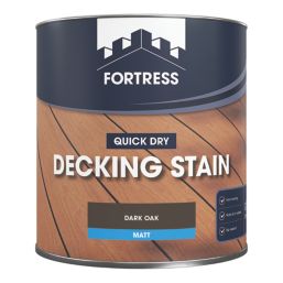 Fortress  2.5Ltr Dark Oak Anti Slip Decking Stain