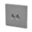 Varilight  10AX 2-Gang 2-Way Toggle Switch  Slate Grey