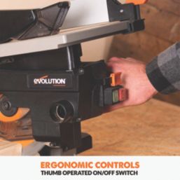 Evolution R210MTS-G2 210mm  Electric Single-Bevel  Table Mitre Saw 220V-240V