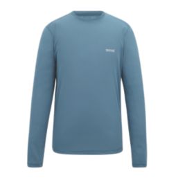 Regatta Mindo Anti-Insect Long Sleeve T-Shirt China Blue Medium 41.7" Chest
