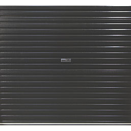 Gliderol 6' 11" x 7' Non-Insulated Steel Roller Garage Door Black