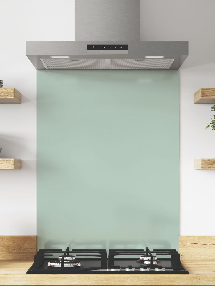 Wilsonart  Terra Grey / Seabreeze Green Hob Splashback 600mm x 800mm x 4mm