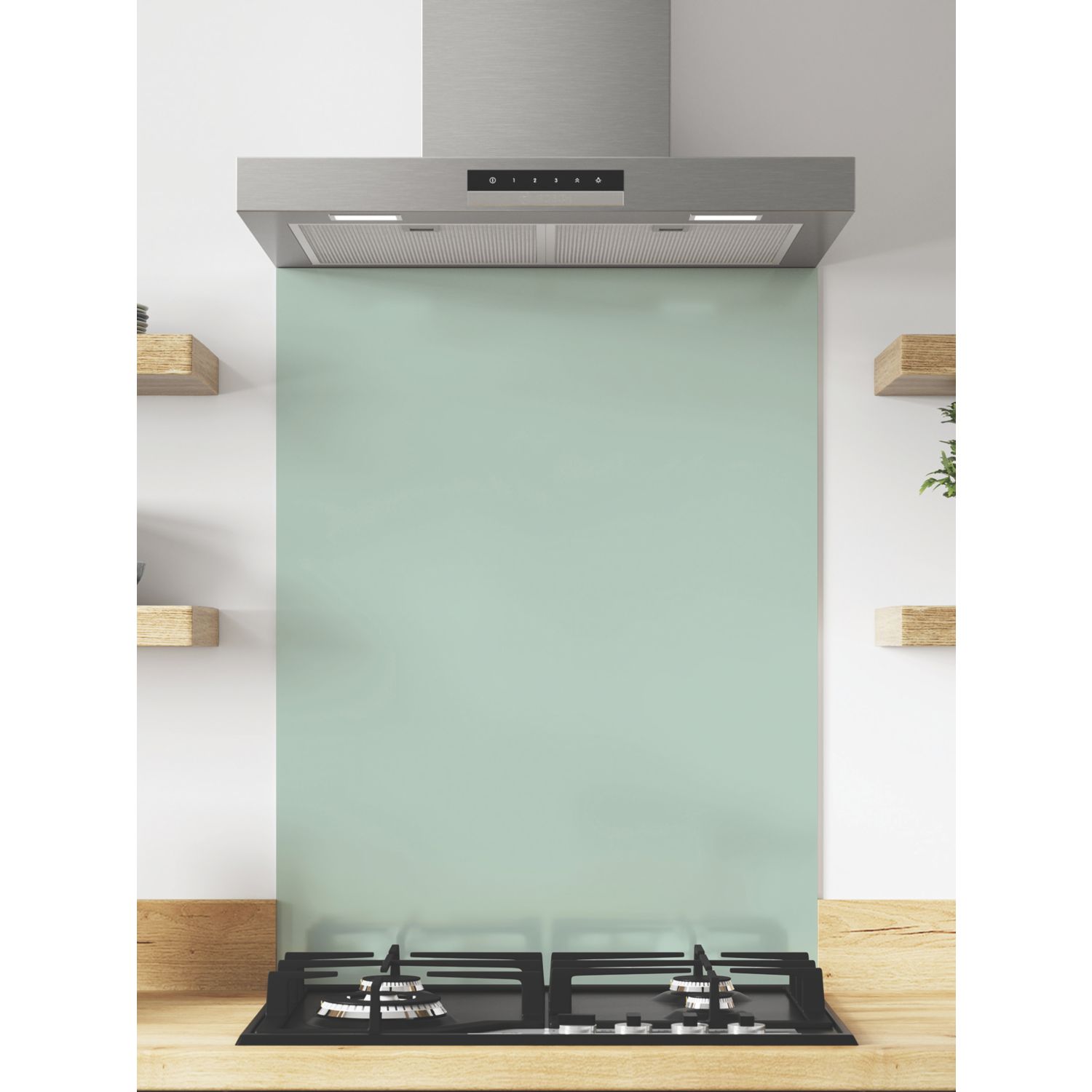 Wilsonart Terra Grey/Seabreeze Green Hob Splashback 600mm x 800mm x 4mm (180JL)