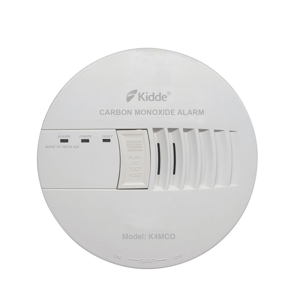 Kidde K4MCO Mains Standalone Carbon Monoxide Alarm - Screwfix