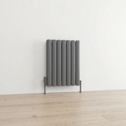 Reina Neva 550mm x 413mm 1483BTU Anthracite Vertical Designer Radiator ...