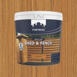 Fortress  9Ltr Golden Oak Shed & Fence Stain