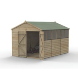 Forest Beckwood 8' x 11' 6" (Nominal) Apex Shiplap Timber Shed