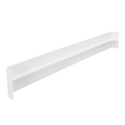 FloPlast In-Line Fascia Joints White 500mm x 35mm 2 Pack