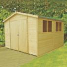 Shire  10' x 10' (Nominal) Apex Shiplap Timber Workshop