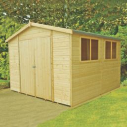 Shire  10' x 10' (Nominal) Apex Shiplap Timber Workshop