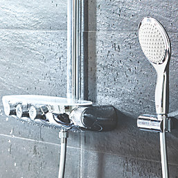 Grohe Rainshower SmartControl Duo 360
 HP Rear-Fed Exposed Chrome Thermostatic Shower System