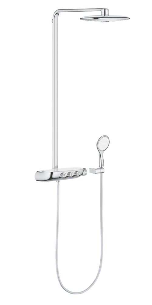 Grohe Rainshower SmartControl Duo 360
 HP Rear-Fed Exposed Chrome Thermostatic Shower System