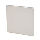 Varilight  1-Gang Blanking Plate Satin Chrome