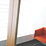 Spacepro Shaker 1-Door Sliding Wardrobe Door Oak Frame Mirror Panel 610mm x 2260mm