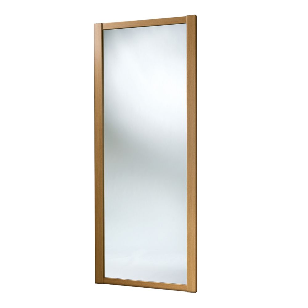 spacepro-shaker-1-door-sliding-wardrobe-door-oak-frame-mirror-panel