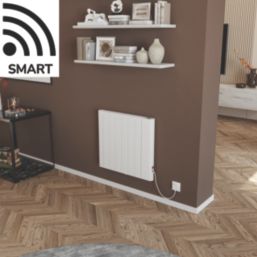 Azur Titus 900W Electric Radiator 580mm x 590mm White 3072BTU