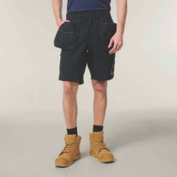 Hard Yakka Raptor Active Holster Work Shorts Black 38" W