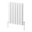 Reina Piatto Double 600mm x 445mm 1640BTU White Vertical Designer Radiator