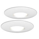 4lite  Fixed  Fire Rated LED Smart Downlight  White 5W 440lm 2 Pack
