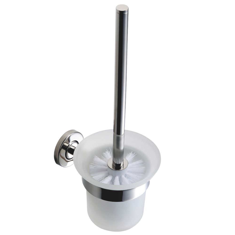 Medius Toilet Brush Holder Chrome Screwfix