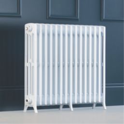 Arroll Edwardian 750mm x 906mm 4397BTU White Horizontal Designer Radiator