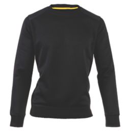 CAT Essentials Crewneck Sweatshirt Black Small 36-38" Chest