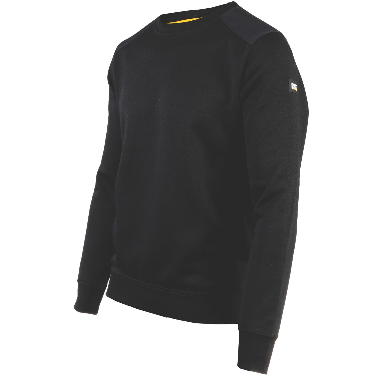 CAT Essentials Crewneck Sweatshirt Black Small 36-38" Chest (181VF)