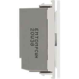 British General Master 2-Way LED Modular Dimmer Switch Pearlescent White with White Inserts