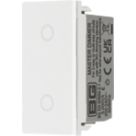 British General Master 2-Way LED Modular Dimmer Switch Pearlescent White with White Inserts