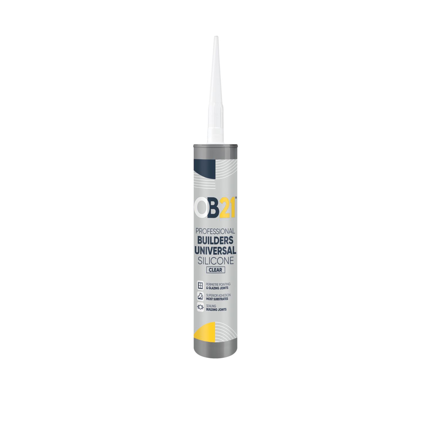 OB21 Professional Builders Universal Silicone Clear 310ml (181YE)