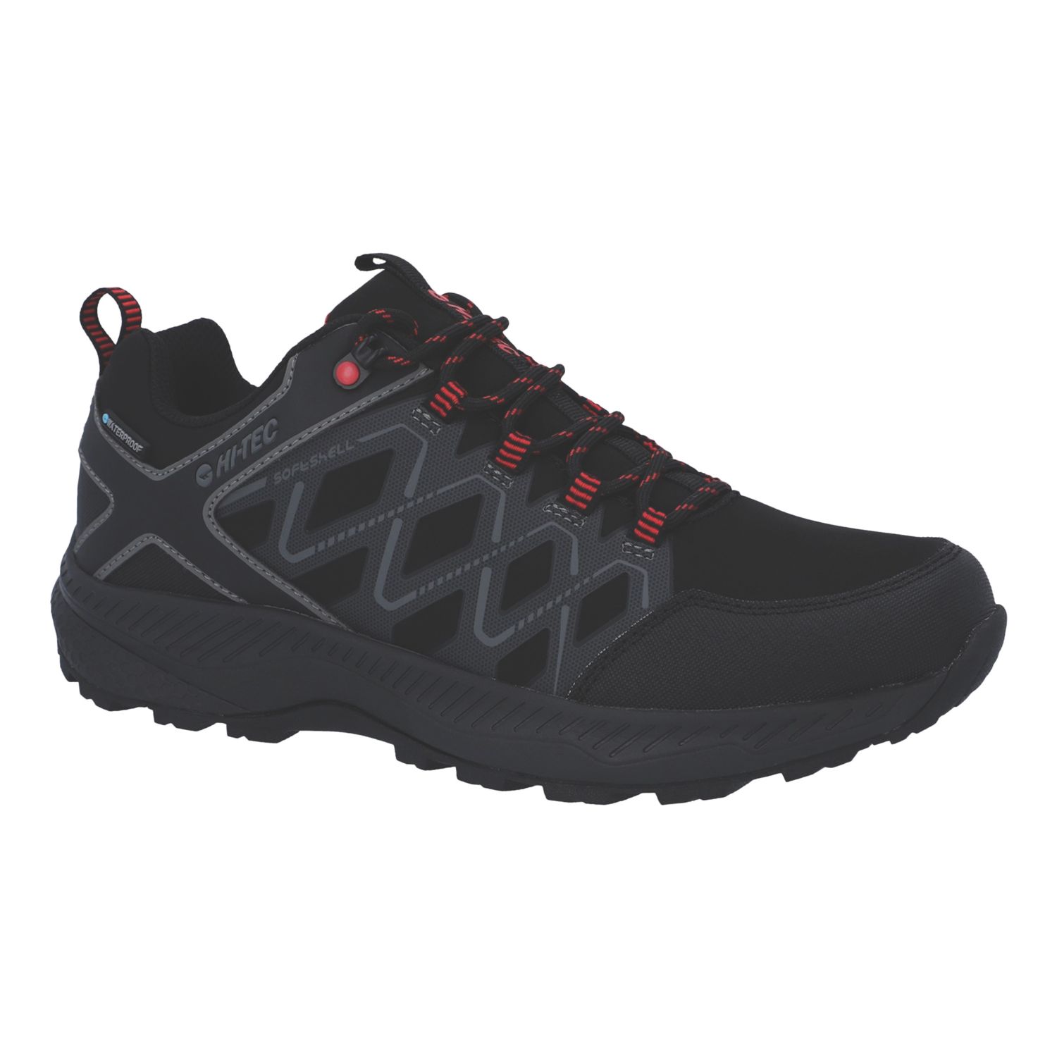 Hi-Tec Diamonde Low Size 11 Black Waterproof Non Safety Trainers (181YG)