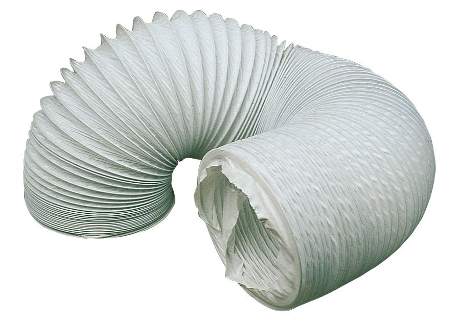 Manrose PVC Flexible Ducting Hose White 3m x 100mm - Screwfix