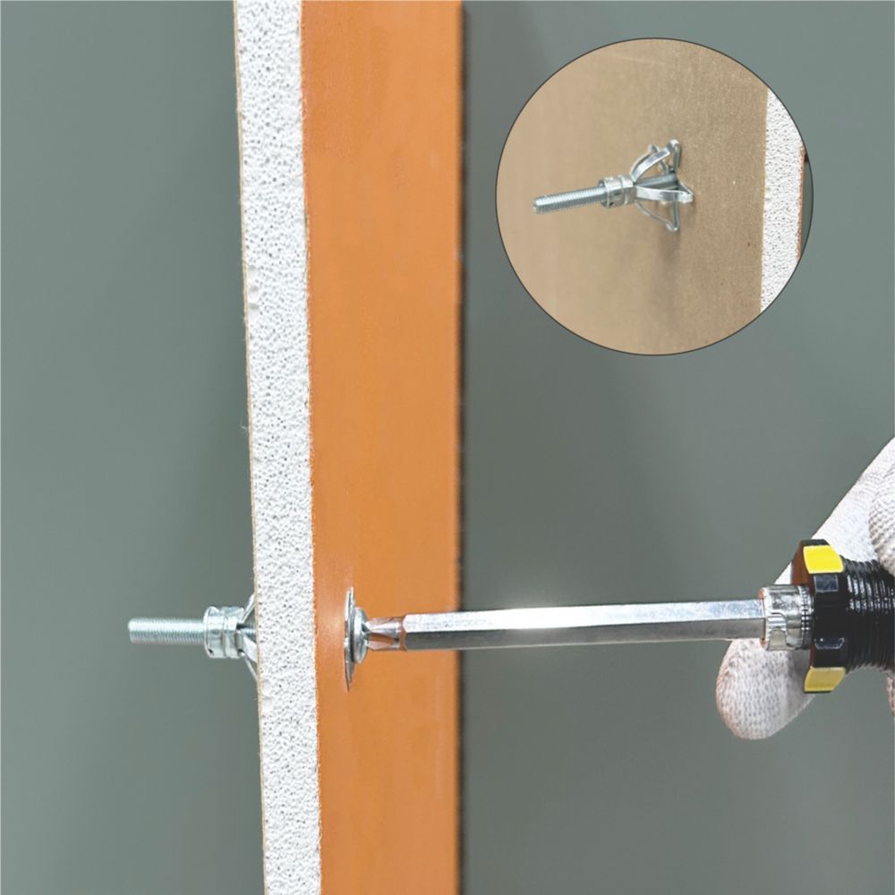Heavy Duty Expansion Screw Bolts - Hollow Wall Anchors For Drywall