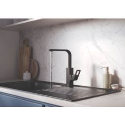 Bristan Spruce Mono Sink Mixer Tap Black