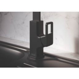Bristan Spruce Mono Sink Mixer Tap Black