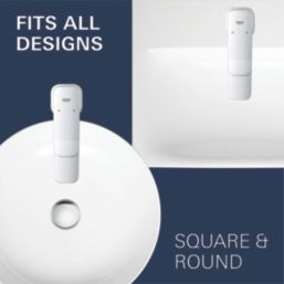 Grohe Dice Chrome 137mm Wall Mounted Single Control Manual Mixer Tap