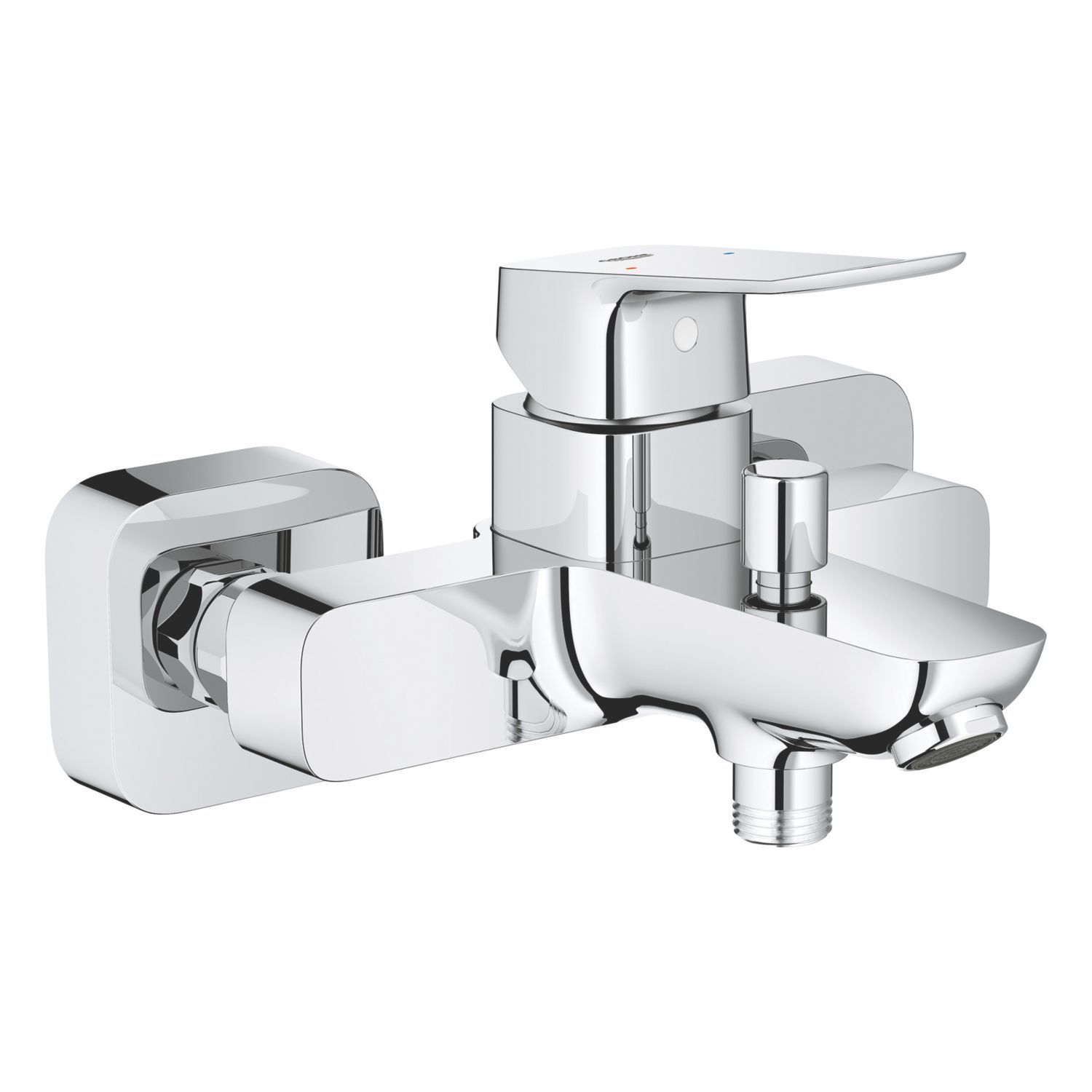 Grohe Dice Chrome 137mm Wall Mounted Single Control Manual Mixer Tap (182AM)