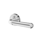 Cooke & Lewis Lizig Lever on Rose Handle Pair Polished Chrome
